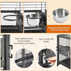 Yaheetech 25.5'' Wrought Iron Bird Travel Carrier Cage Parrot Cage - Image 7
