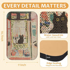Art Cat Scratcher, Wall-Mountable Cat Scratching Board, Cat Wall Scratcher - Image 2