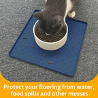 Ptlom Pet Placemat for Dog and Cat, Waterproof Non-Slip Silicone Feeding Bowl - Image 5