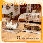 PatiencET Cat Scratch Pad 2 Pack, Waved Cardboard Cat Scratcher - Image 4