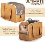 Dog Purse Carrier for Small Dogs – Cotton Padded Interior, Breathable Mesh & - Image 6