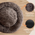 JOLLYVOGUE Calming Dog Bed Large Size Dog, Anti-Anxiety Donut Large Pet Bed - Image 3