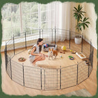 Yaheetech Expandable Dog Playpen, 16 Panel 32 inch Puppy Playpen - Image 3