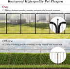 Dog Playpen 40 inch 30 Panels Indoor Outdoor Dog Pen - Image 6