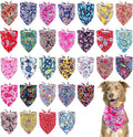 30 Pcs Paisley Dog Bandanas Bulk 33 Inche XL Stitch Dogs Bandanas Polyester by Bestwishforyou