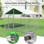 7.8'x7.8' Large Outdoor Dog Kennel, Heavy Duty Dog Enclosure - Image 3