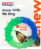 Outward Hound Pupstages Grow-with-Me Ring Dog Chew Toy, Durable Rubber - Image 2