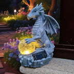 Dragon Solar Garden Statues Outdoor Decoration - Image 2