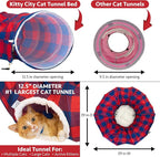 Plaid Tunnel Bed - Image 6