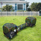 LUCKITTY Outdoor Rainbow Cat Enclosures Playground, Outside House - Image 7