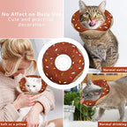 Cat Cone Collar Soft, Adjustable Cat Recovery Collar Kitten Cones to Stop - Image 4