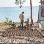 GENIMO Outdoor Rug for Patio Clearance, Lightweight Waterproof RV Camping Mat - Image 2