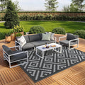 GENIMO Outdoor Rug for Patio Clearance, Reversible Plastic Camping Rugs by GENIMO