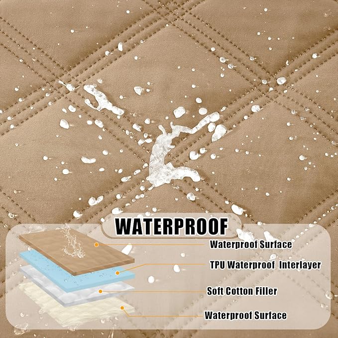 Smiry Waterproof Dog Bed Cover Blanket 30x53, Soft Reversible Pet Blanket - Image 2