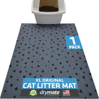 Drymate Cat Litter Box Mat, Litter Trapping Mat, Waterproof, Urine-Proof by Drymate