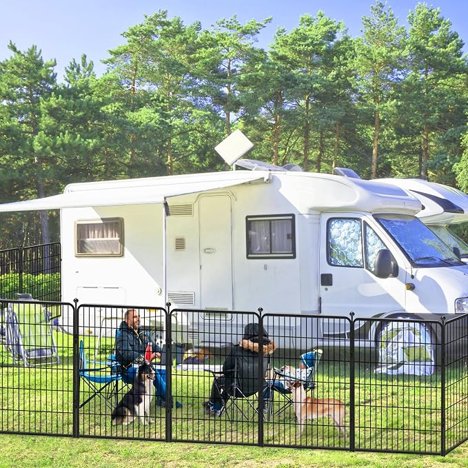 Dog Playpen 40 inch 30 Panels Indoor Outdoor Dog Pen - Image 3