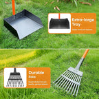 Pooper Scooper, Detachable Long Handle Dog Pooper Scoopers - Image 2