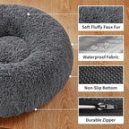 OhGeni 31 inches Calming Donut Orthopedic Dog & Cat Bed - Image 4