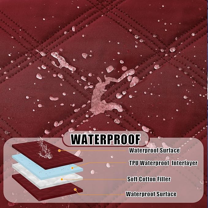 Smiry Waterproof Dog Bed Cover Blanket 30x53, Soft Reversible Pet Blanket - Image 2