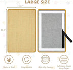 Carpet Cat Scratching Mat Sisal, 2 Packs Sisal Fabric Large 23.6" x 15.7" - Image 2