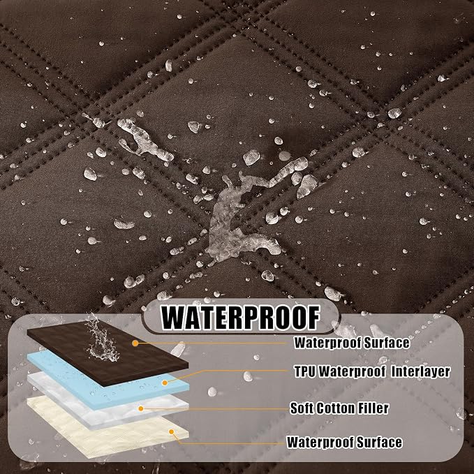 Smiry Waterproof Dog Bed Cover Blanket 40x70, Soft Reversible Pet Blanket - Image 2