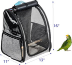 Trademark Innovations Bird Backpack, Bird Carrier Travel Cage, Portable Bird - Image 2