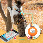 Cat Harness with Airtag Holder and Leash Set, Escape Proof Cat Harness - Image 3