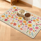 Pet Feeding Mat for Floors Waterproof Dog Mat for Food and Water Absorbent by Unknown