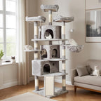 Hey-brother XL Size Cat Tree, 73.4 inch Cat Tower by Hey-brother
