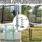 2 Pcs Automatic Chain Link Self Closing Gate Closer - Image 6