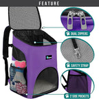 PetAmi Small Dogs and Cat Backpack Carrier, Airline Approved Pet Backpack - Image 3
