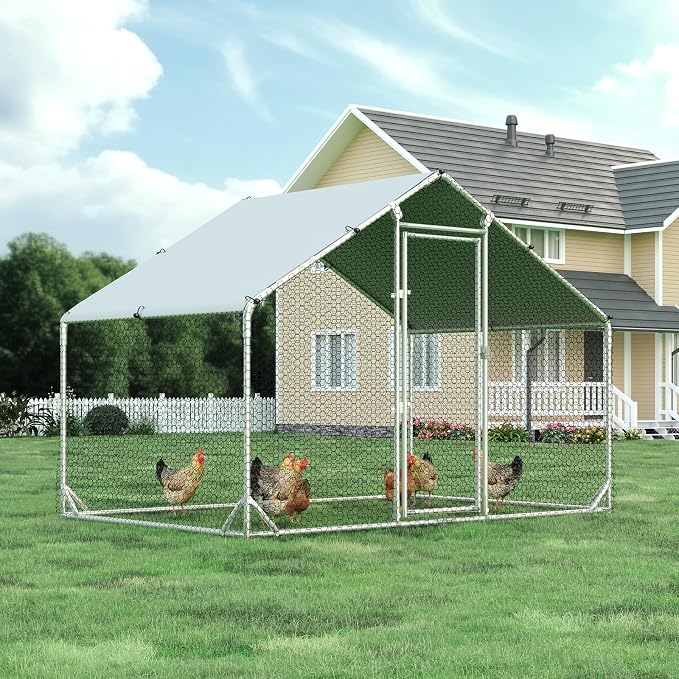4ever2buy Large Metal Chicken Coop by 4ever2buy