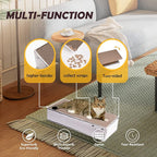 Cat Scratcher, 17.3"L x 7.9"W x 4.7"H, Reversible Design - Image 2