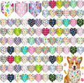 Youyole 120 Pcs Easter Dog Bandana Bulks Bunny Dog Bandanas Rabbit Egg Pet by Ajaredlulu