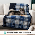 PetAmi Dog Blanket for Bed, XL Pet Blanket Large Dogs, Fleece Furniture Couch - Image 3