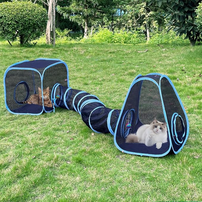 Outdoor Cat Enclosures, Cat Tunnels Tents Cubes by GONPETGP
