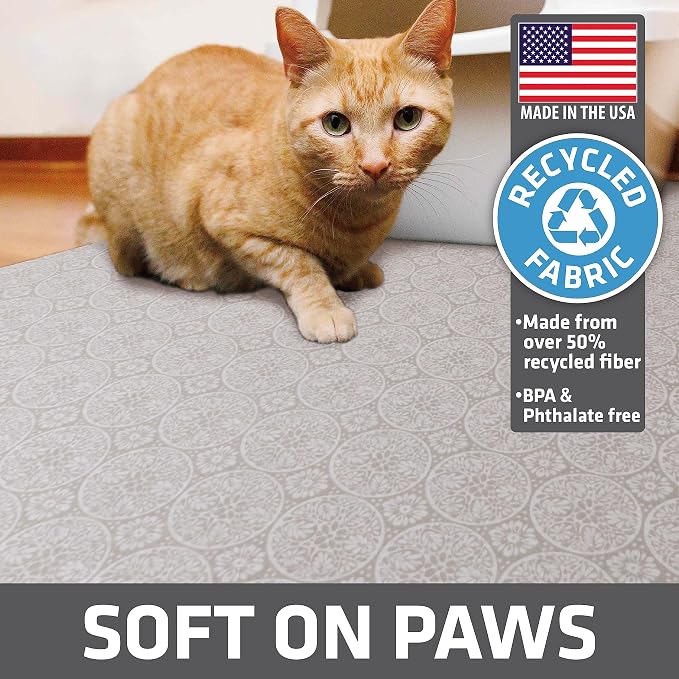 Drymate Cat Litter Box Mat, Litter Trapping Mat, Waterproof, Urine-Proof - Image 4