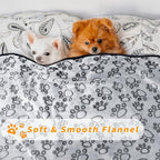 LOKOZ 3 Pack Dog Blankets for Small Dogs, Washable Pet Throw Blanket for Bed - Image 5
