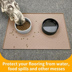Ptlom Silicone Dog Food Mat Waterproof Pet Feeding Mat - Image 5
