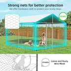 10'x10' Large Outdoor Dog Kennel, Heavy Duty Dog Enclosure - Image 2