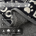Waterproof Dog Blankets Pet Blanket 60"x80", Soft Fluffy Sofa Car Bed Protector - Image 4