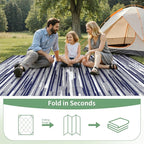 GENIMO Outdoor Rug for Patio Clearance, Reversible Plastic Straw Rugs for RV - Image 6