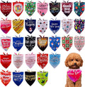 30 Pcs Christmas Happy New Year Dog Bandanas Bulk by Bestwishforyou
