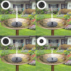 Mademax 1W Solar Bird Bath Fountain Pump, Solar Fountain, Free Standing - Image 3
