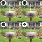 Mademax Solar Bird Bath Fountains Pump, Upgrade 1.4W Solar Fountain - Image 4