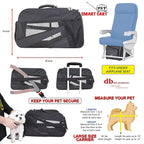 dbest products Pet Smart Cart Carrier, Soft Sided Collapsible Folding Travel Bag - Image 4