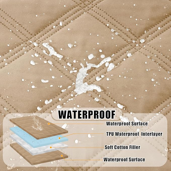 Smiry Waterproof Dog Bed Cover Blanket 30x70, Soft Reversible Pet Blanket - Image 2
