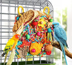 Bird Toys, Parakeet Toys Bird Foraging Toys Grass Mat Climbing Wall - Image 7