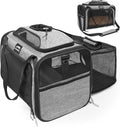 Top and Side Expandable Pet Carriers, in-Cabin Travel Carrier by FURTENT