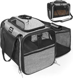Top and Side Expandable Pet Carriers, in-Cabin Travel Carrier by FURTENT